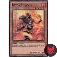 Yugioh Laval Phlogis LVAL-DE002 Super Rare 1. Auflage NM