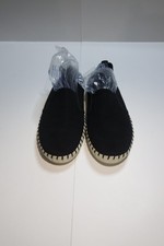 Skechers Suede Slip-Ons  Black Size 8.5