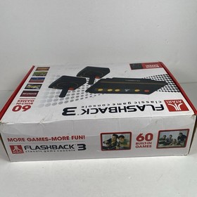Atari Flashback 3 Classic Game Console with OG Box, Joysticks, & Cords Fast Ship