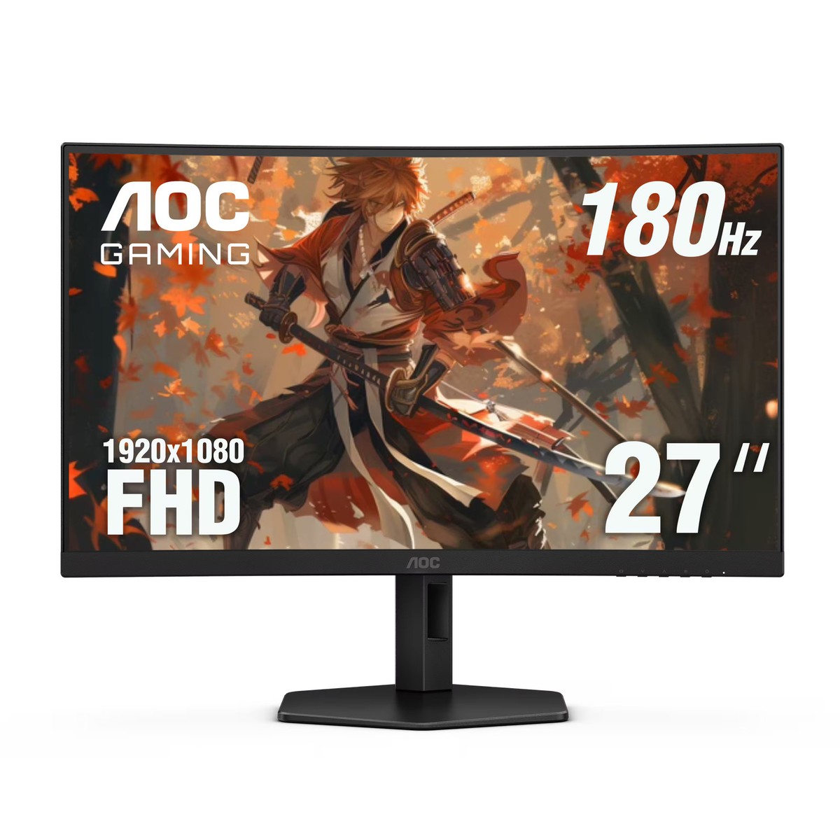 AOC 27G42E 27インチゲーミングモニター、リフレッシュレート180Hz 27G42E 27