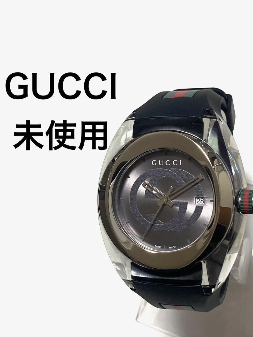 Accessoires complets inclus montre homme Gucci Sync Sink Battery