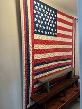 Patriotic American Flag Quilt