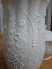 A K Kaiser Blumenvase signiert MFrey 18cm H , 1970 West Germany  Top Zustand 