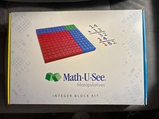 Math  U  See Manipulatives Integer Block Kit Homeschool Math Classroom OPEN BOX 