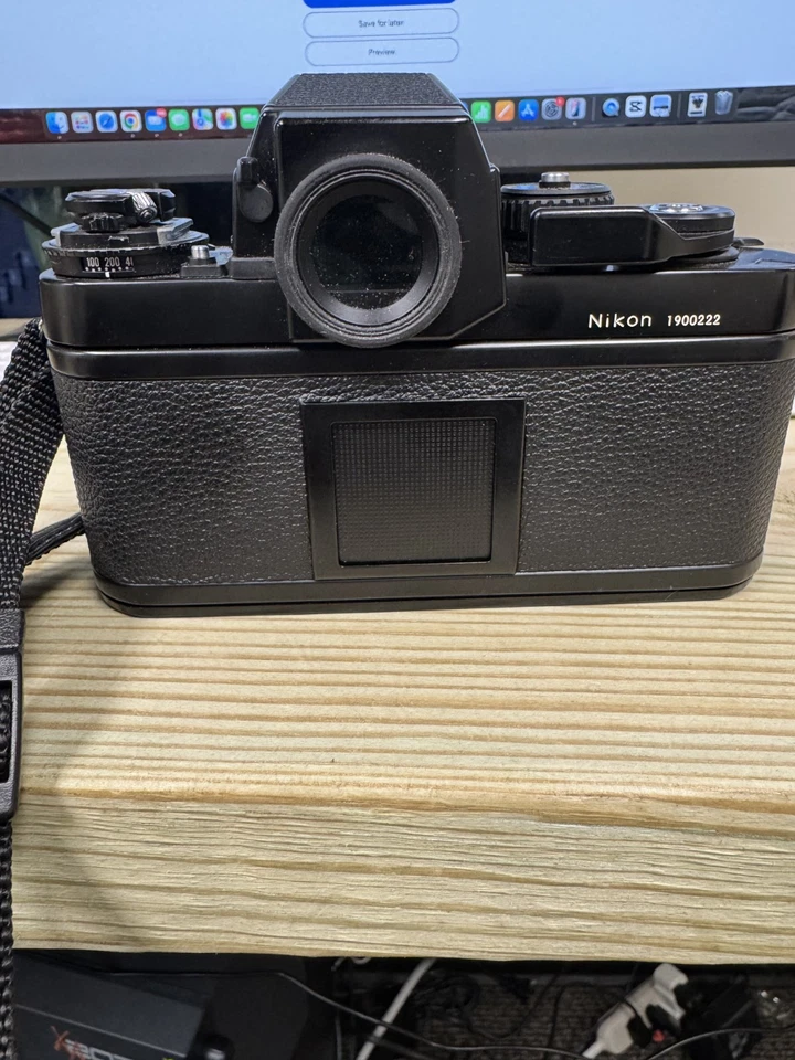 尼康 F3 惠普黑色机身 35 毫米胶片相机 + 镜头 28-85 毫米二手状况完好。 — 第 3/3 张图片