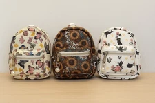 Mini Backpack Keychain With Office / School Supplies