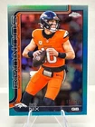 2025 Topps Chrome Bo Nix Teal /299 football card