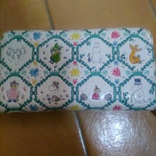 Moomin Valley Cowhide Long Wallet Coin case apparel AsakusaBunko Yuzen dyeing
