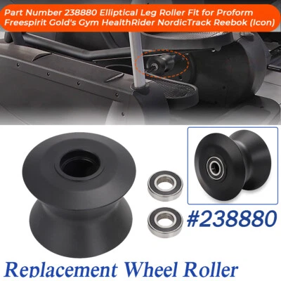 For Freespirit Proform XP 160 Elliptical Wheel Replacement Leg Roller 238880 POM