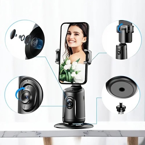 Support de téléphone pour un suivi automatique de votre visage: rotation 360° - Photo 3 sur 7