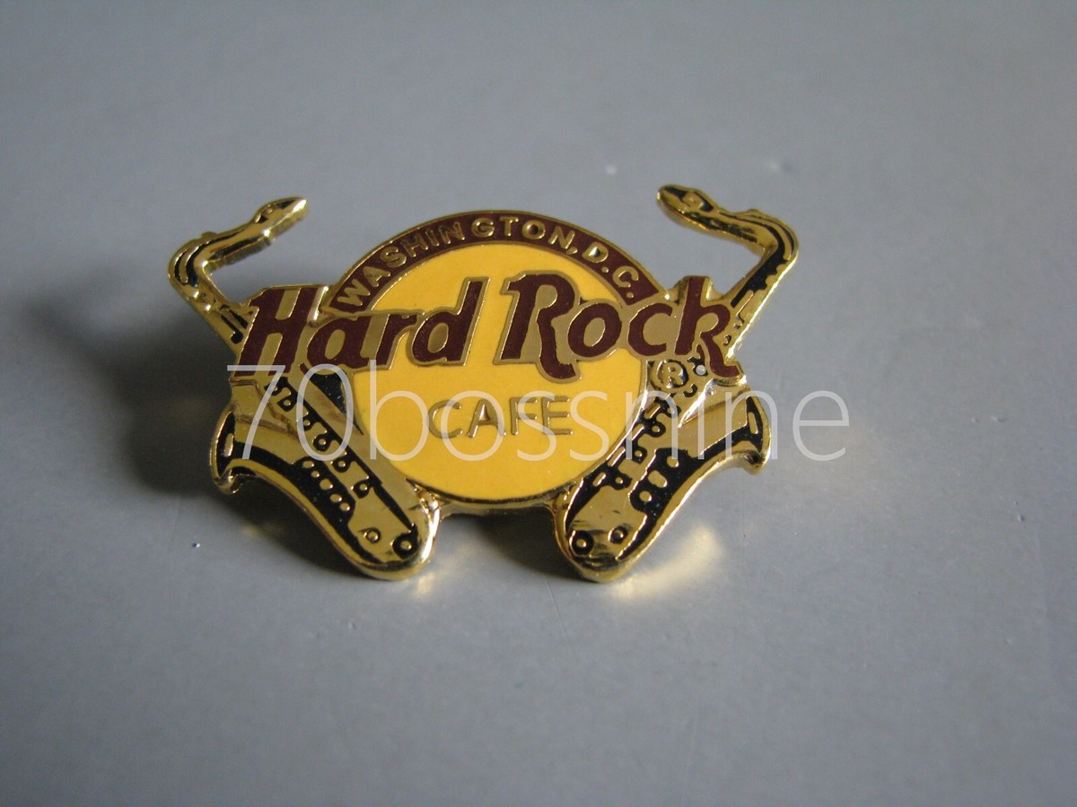 HARD ROCK CAFE WASHINGTON D.C. SAXOPHONES RESTUARANT HAT PIN LAPEL