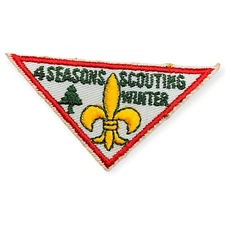 BSA Boy Scouts 4 Seasons Scouting Winter Triangle Patch Badge