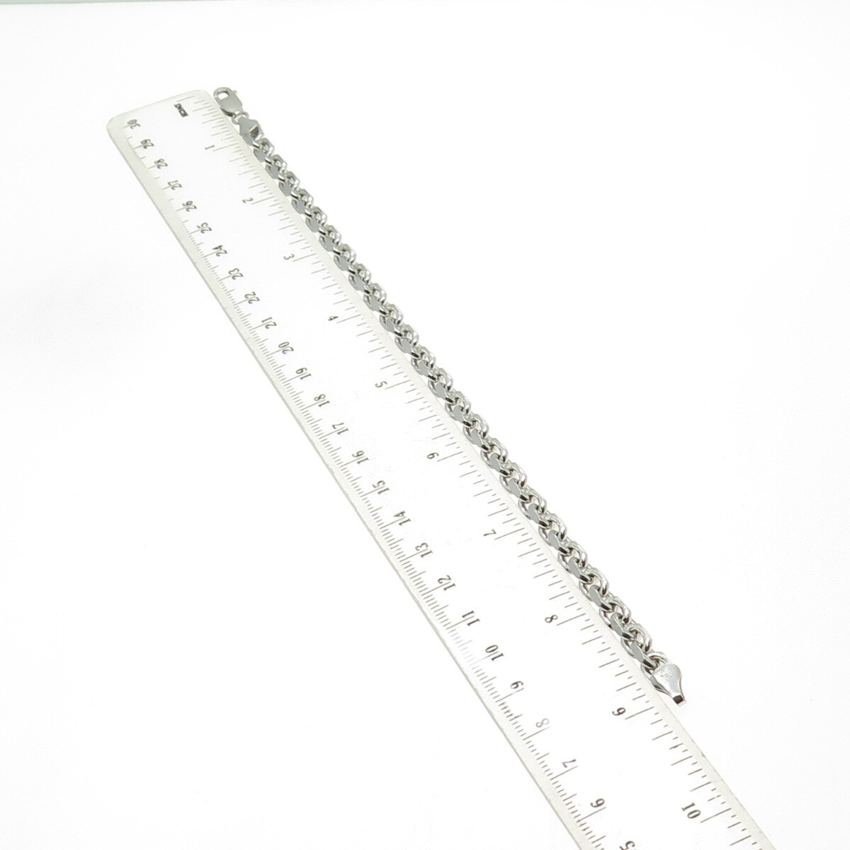 KARIZIA SPA KA 1772 925 Sterling Silver Italy Curb Link Bracelet