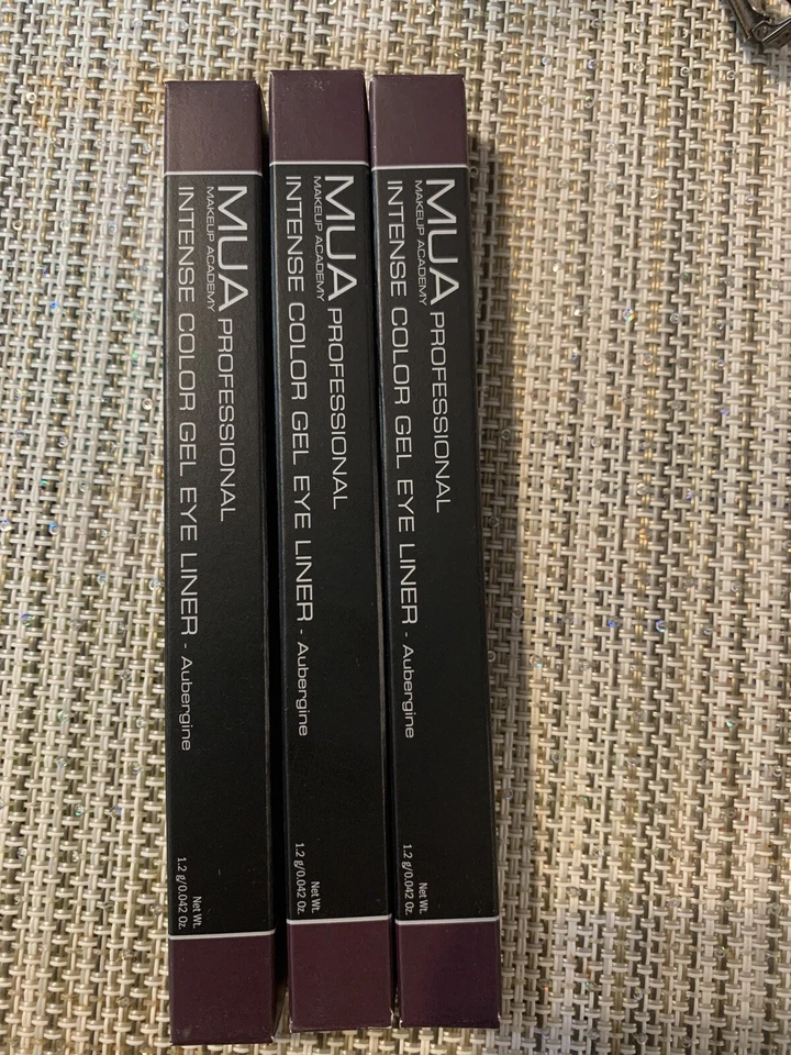 Lot of 3 MUA Professional Intense Color Gel Eye Liner Aubergine 1.2g NEW 350592 - Image 2 of 3