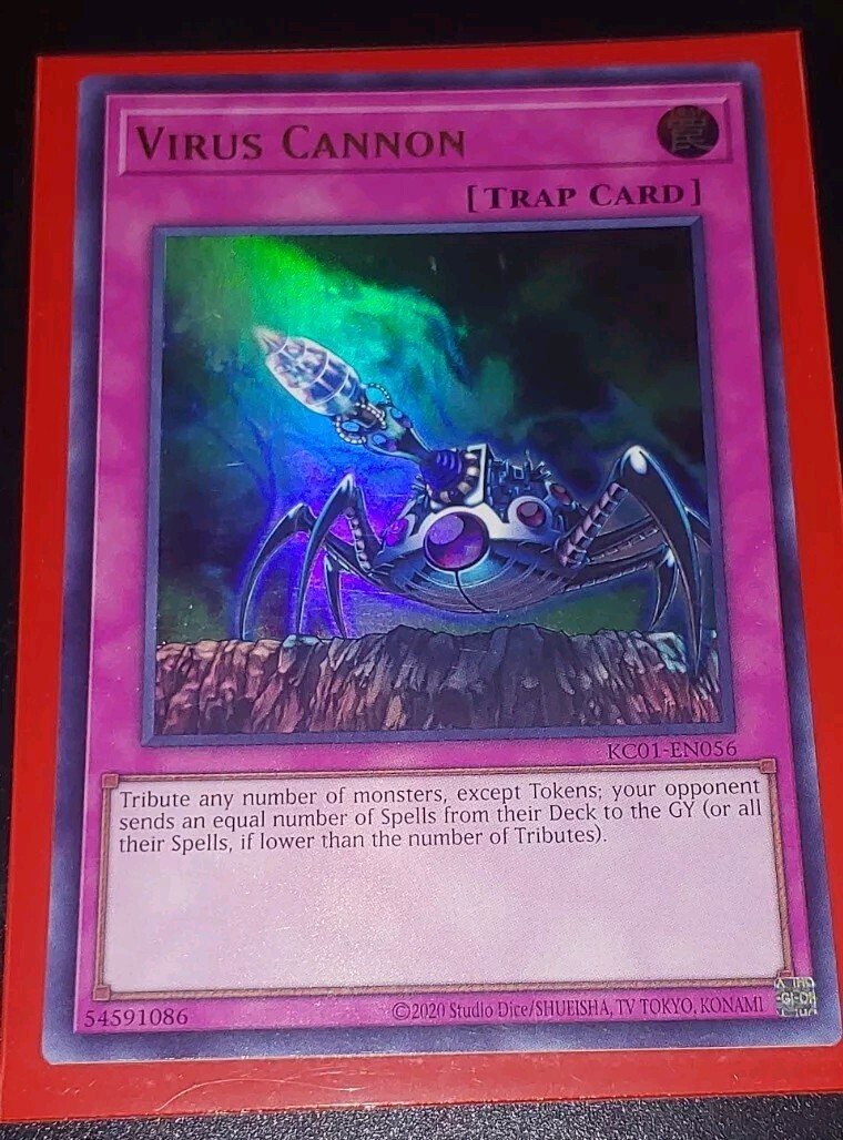 virus cannon yugioh card Yu-Gi-Oh! Throwback Thursday: Cannon! except Tokens Yugioh Card "Virus Cannon" 15AX-KRY54
