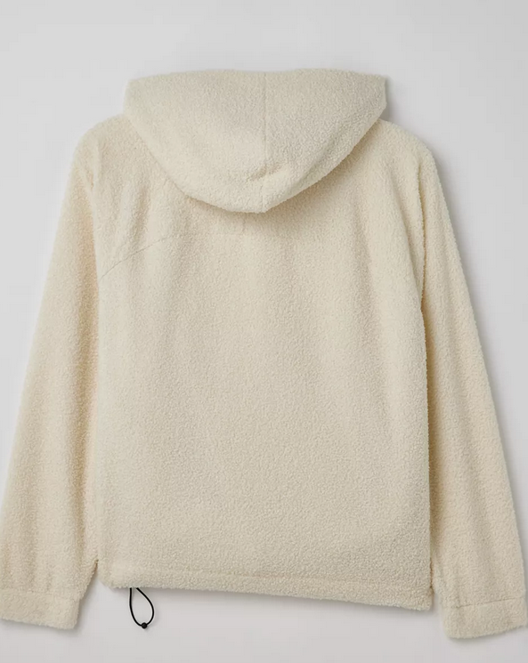 ★★Adairs★★ Knit Hoodie Off White IR7592 Urban Outfitters Standard Cloth Free Throw Pile Fleece