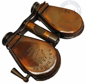 Vintage Style Minocular Binocular R&J BECK Marine London 1914 Collectible Item