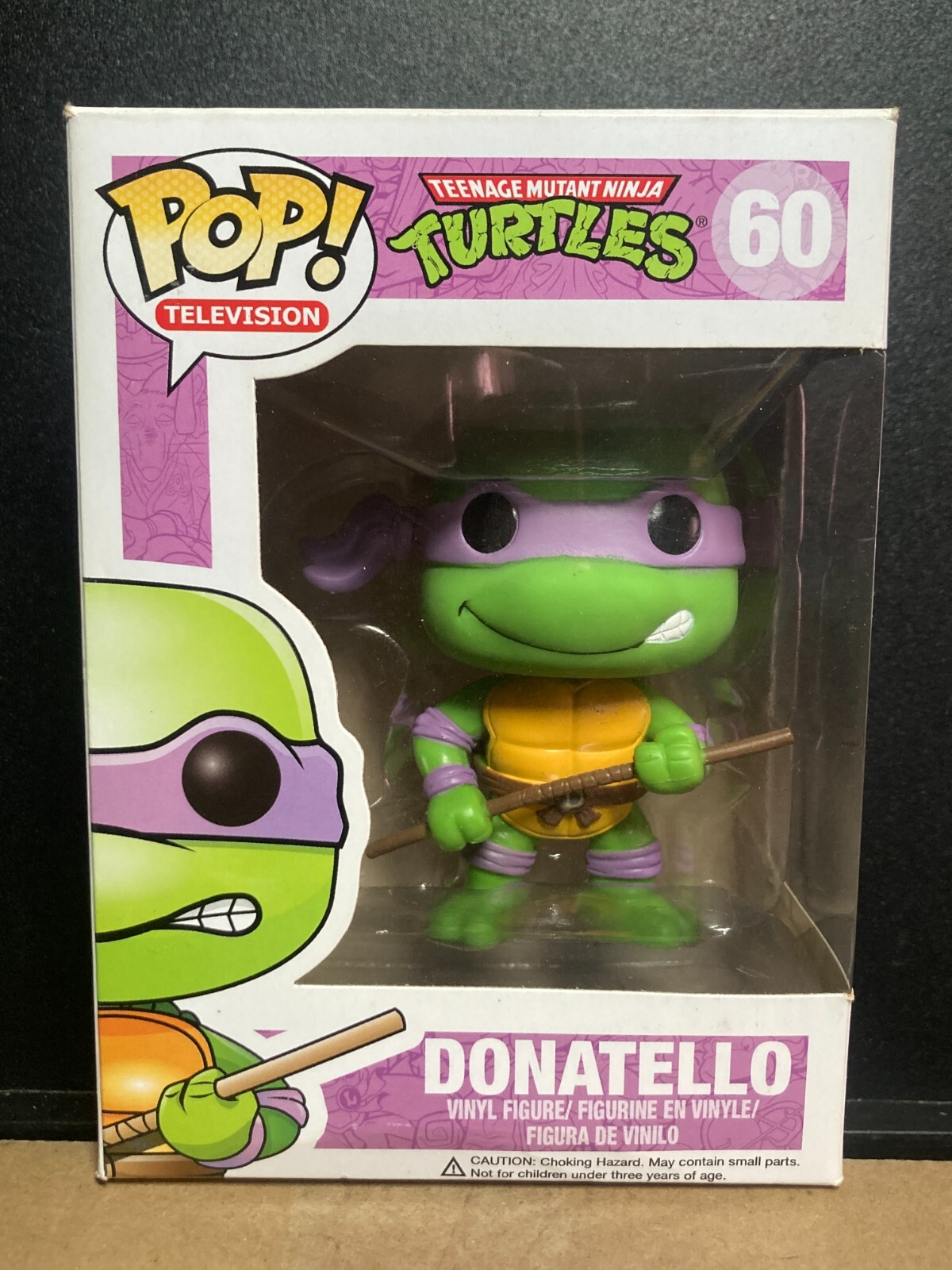 Funko Pop Teenage Mutant Ninja Turtles 60 Donatello Damaged Box