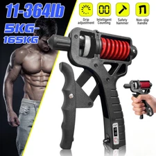 Hand Grip Strength Power Trainer Gripper Strengthener Adjustable Gym Exerciser