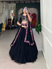 Latest Indian Designer Georgette Lehenga Choli With Dupatta For Wedding Wear
