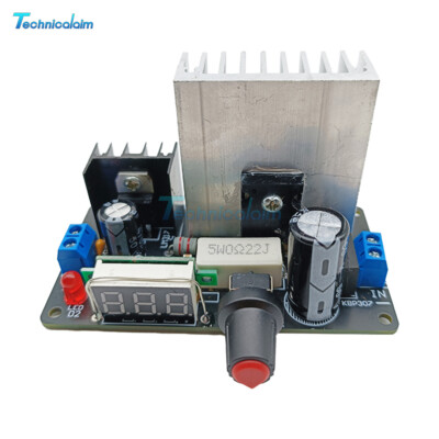 AC-DC LM317 Power Supply Regulator Module Adjustable Voltage with Volt Display