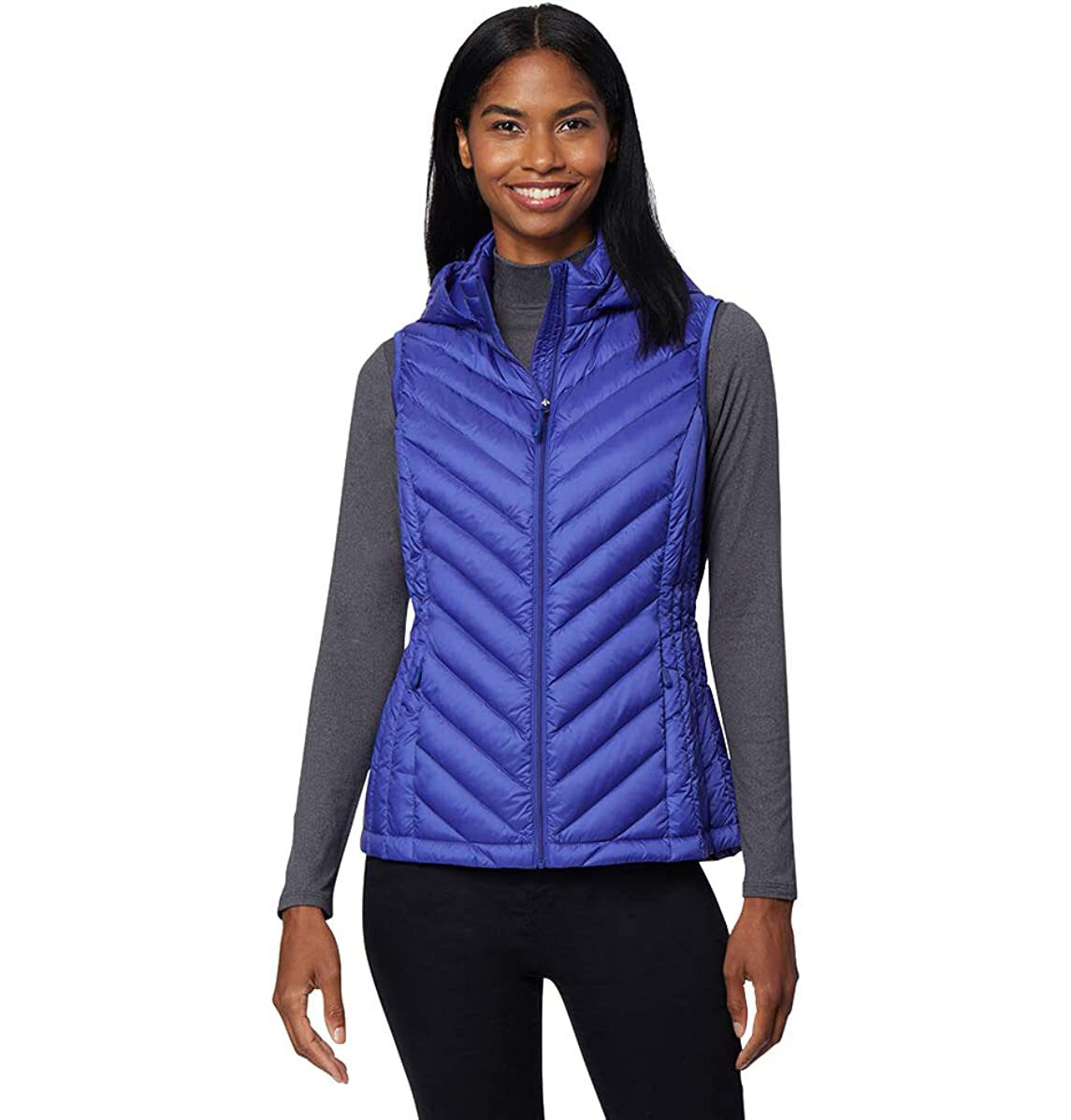 packable down vest for women