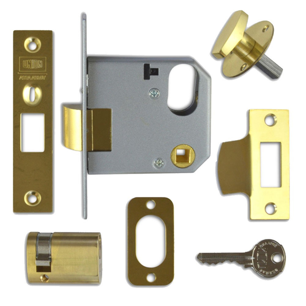 Union Oval Cyl Nightlatch PL 76mm (J2332-PL-3.00-A)