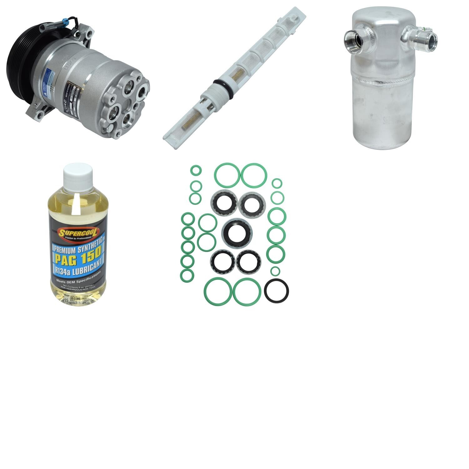 A/C Compressor Kit UAC For 1990-1993 Buick Regal 3.8L V6