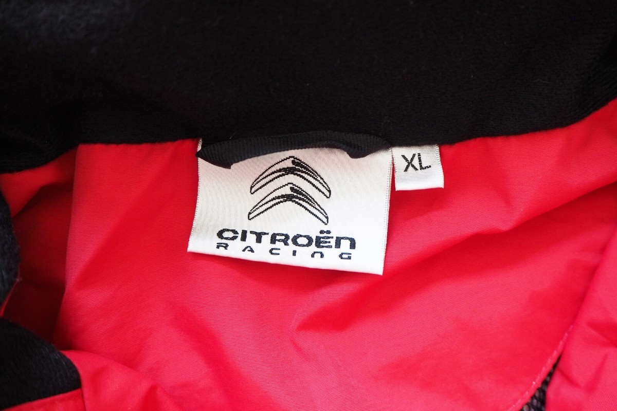 Vintage CITROEN Sport Team Jacket Full Zip Size XL racing 90s big