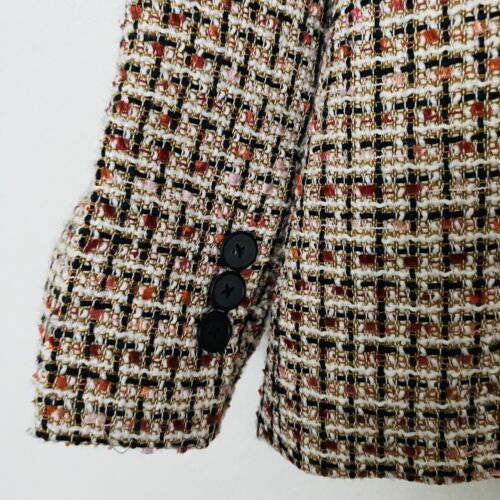 Autres Filles Multi-Color Tweed Double Breasted Blazer Size Small - Picture 8 of 10