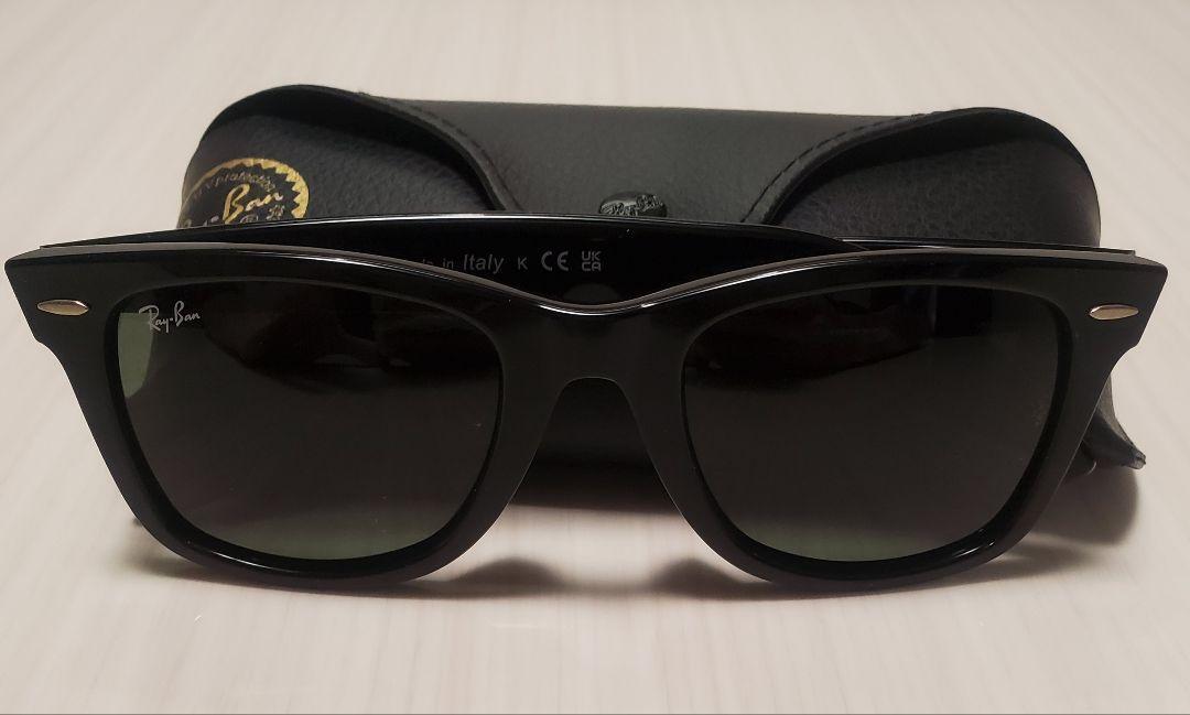 Ray-Ban Black RB 2140-F 901 Wayfarer Sunglasses 52□22-150 Ray-Ban Black RB 2140-F 901 Wayfarer Sunglasses 52□22-150