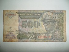  BANCONOTA 500 NOUVEAUX ZAIRES ZAIRE 1994 SPL 