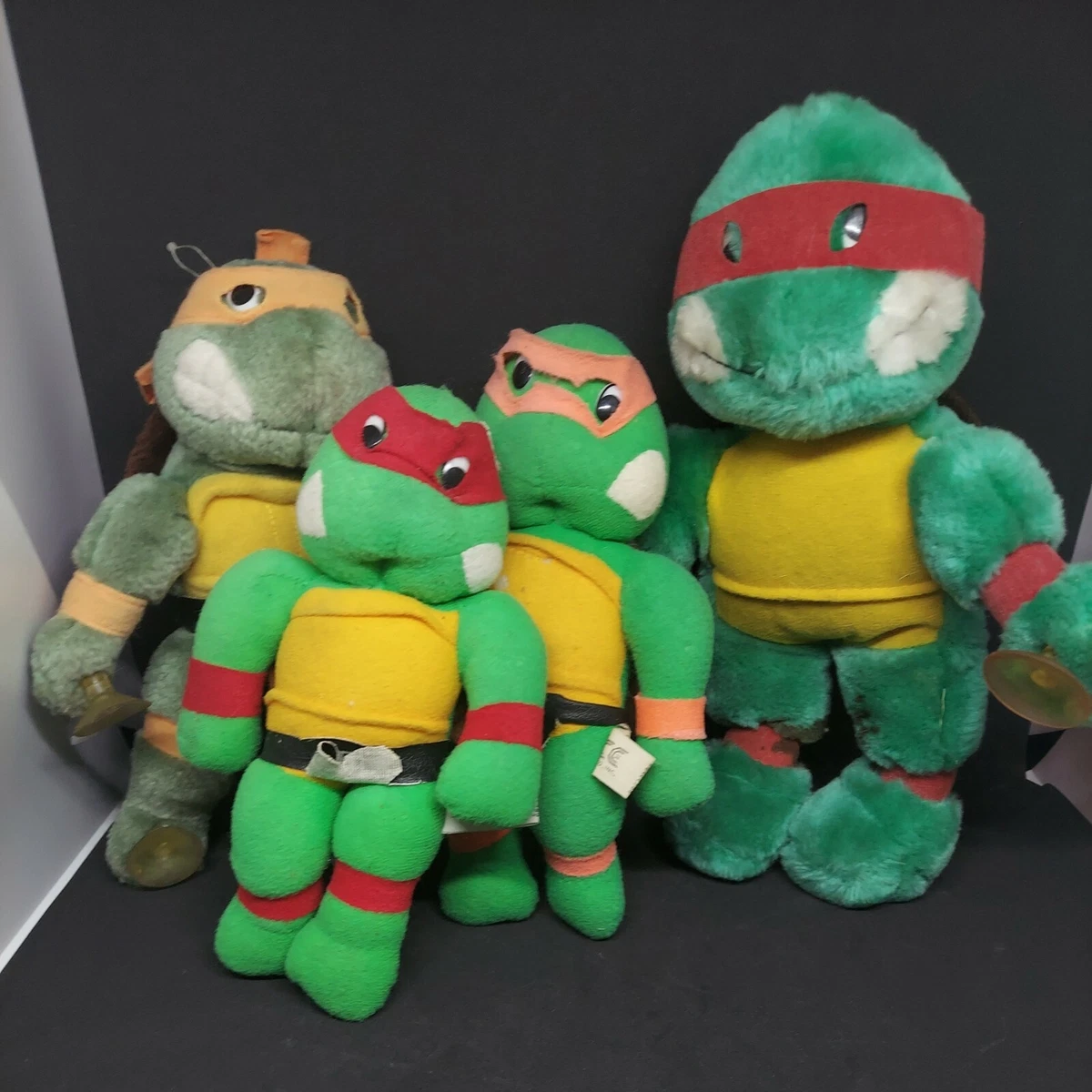 TMNT Teenage Mutant Ninja Turtles lot of 4 vintage plush 1990s