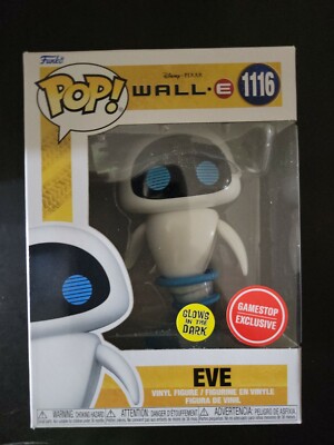 Glow In The Dark Eve 1116 Funko Pop - GameStop Exclusive - Disney Pixar Wall-E