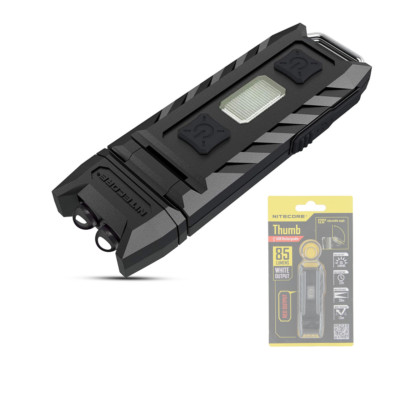 Nitecore Daumen Schlüsselanhänger Taschenlampe USB C wiederaufladbar 85 Lumen