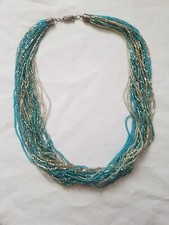 multi strand beaded necklace