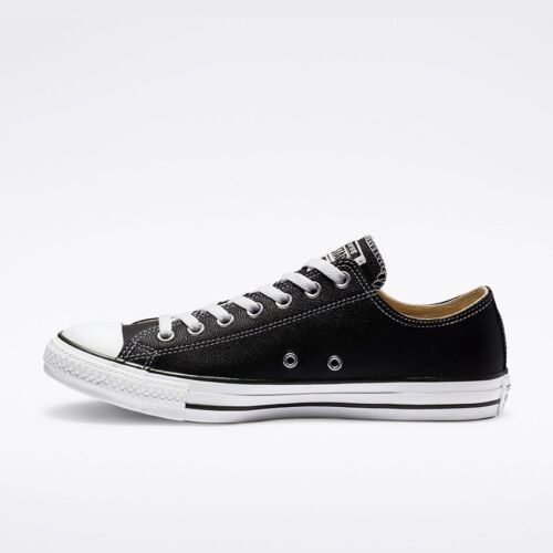 Converse Chuck Taylor All Star Leather 132174C Men's Black Skate Shoes 6 FL2248 - 第 3/7 張圖片