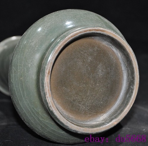 6.8"old China Ancient Longquan Kiln porcelain Zun Cup Bottle Pot Vase Jar Statue - Imagen 8 de 8