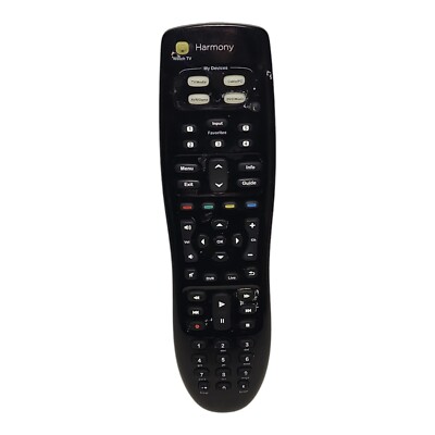 Logitech Harmony 400-002752 Remote Control Tested Works Black 