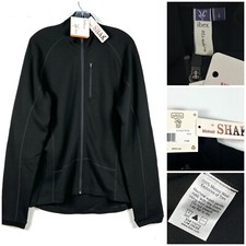 Ibex Shak Jacket Black 100% Merino Wool Sz Large New W Tags