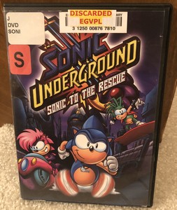 Sonic Underground Sonic To The Rescue Dvd Kids Video Game Show Hedgehog Ebay