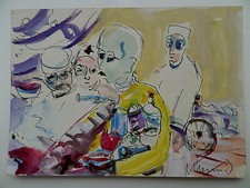 ALBERT HENNIG, Bauhaus Dessau, WATERCOLOUR on