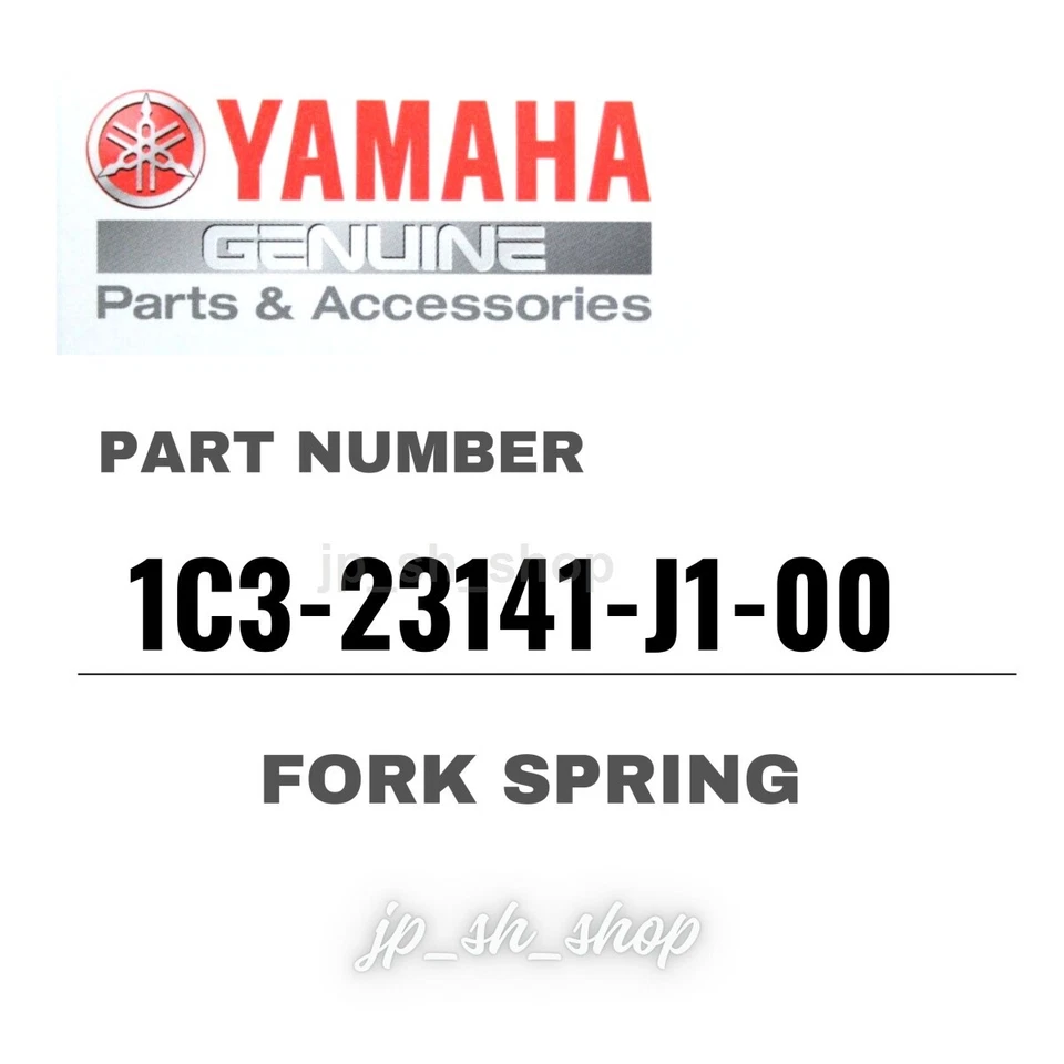 RESSORT DE FOURCHE pour pièces d'origine Yamaha OEM 1C3-23141-J1-00 pour YZ450F - Photo 1/1