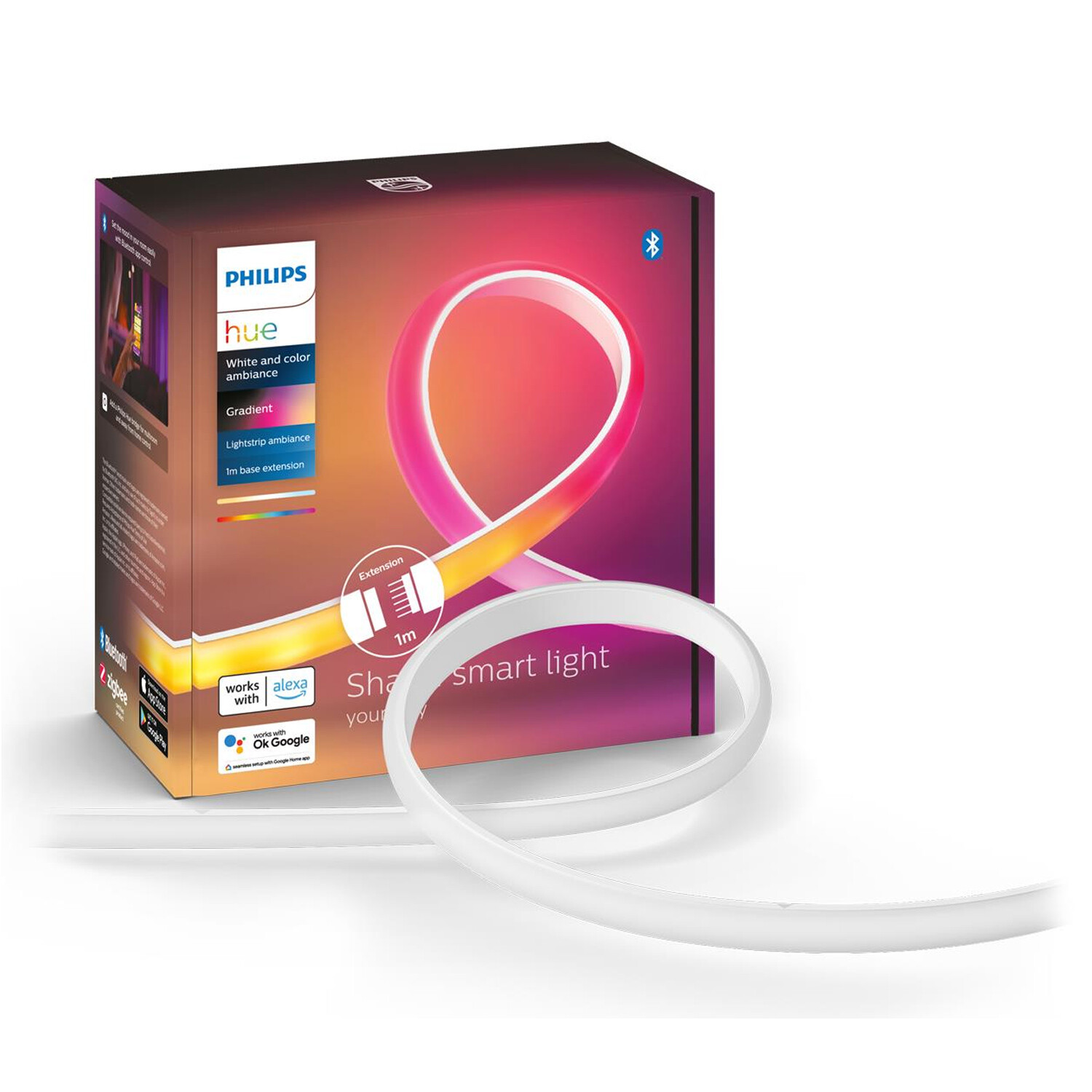 Светодиод PHILIPS HUE White и color Ambiance LED-Streifen Gradient Smart Licht IP20 RGB 16390₽