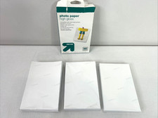3 Canon Photo Paper Plus Glossy II PP-301 47 Sheets 4" X 6" Without Box  Bonus