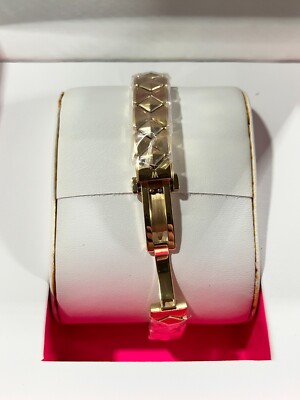 NEW Matthew Williamson Gold Crystal Round Women display picture 3