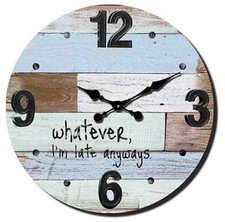 Extra Large Retro Shabby Chic Wall Clock. 58cm Diameter (22" +) 7827