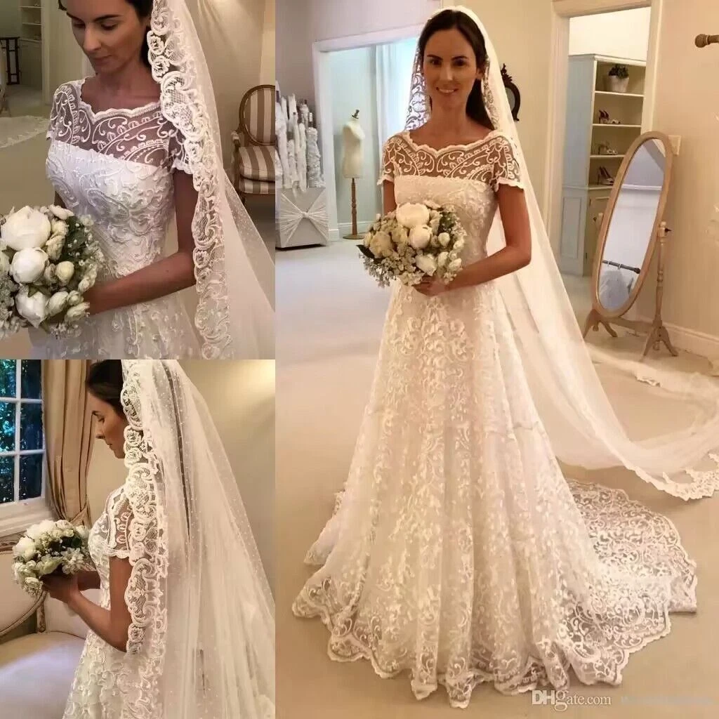 Elegant White Wedding Dress