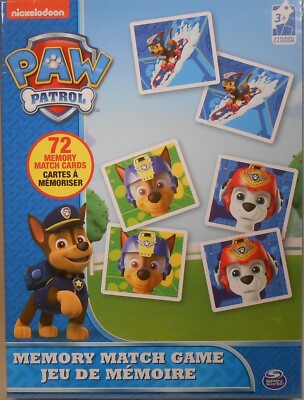 paw patrol memory
