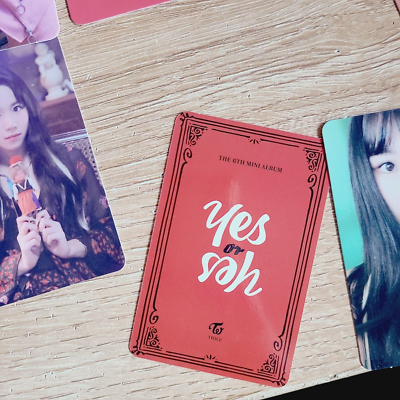 Twice Photocard [YES or YES] K-POP Album Official Rare STRATEGY